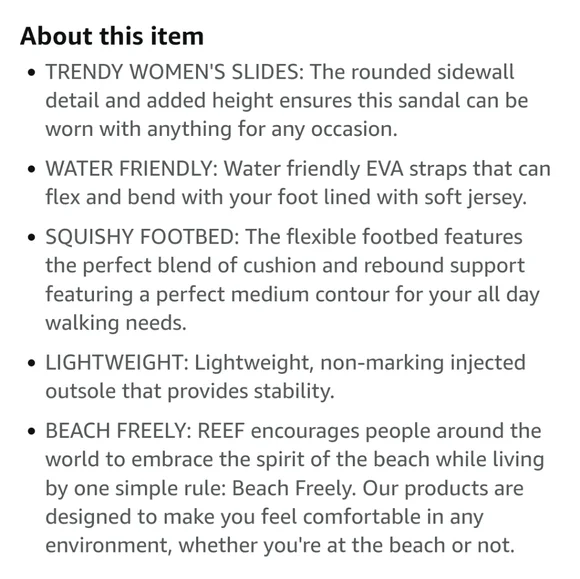 Reef Sandals Modern Beige Platform Comfort - Picture 7 of 7